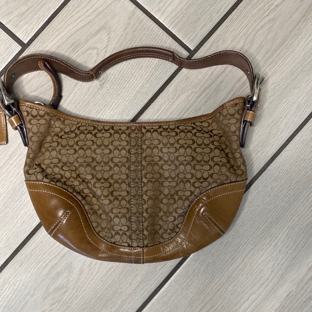 Brown coach bag